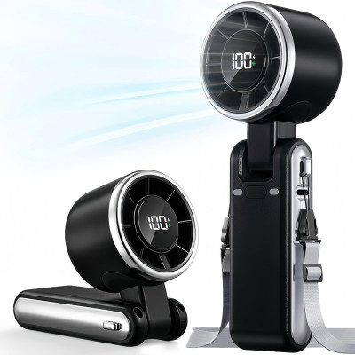 Ventilateur pivotant a 180 ° 2400 Mah Air Flex - Noir
