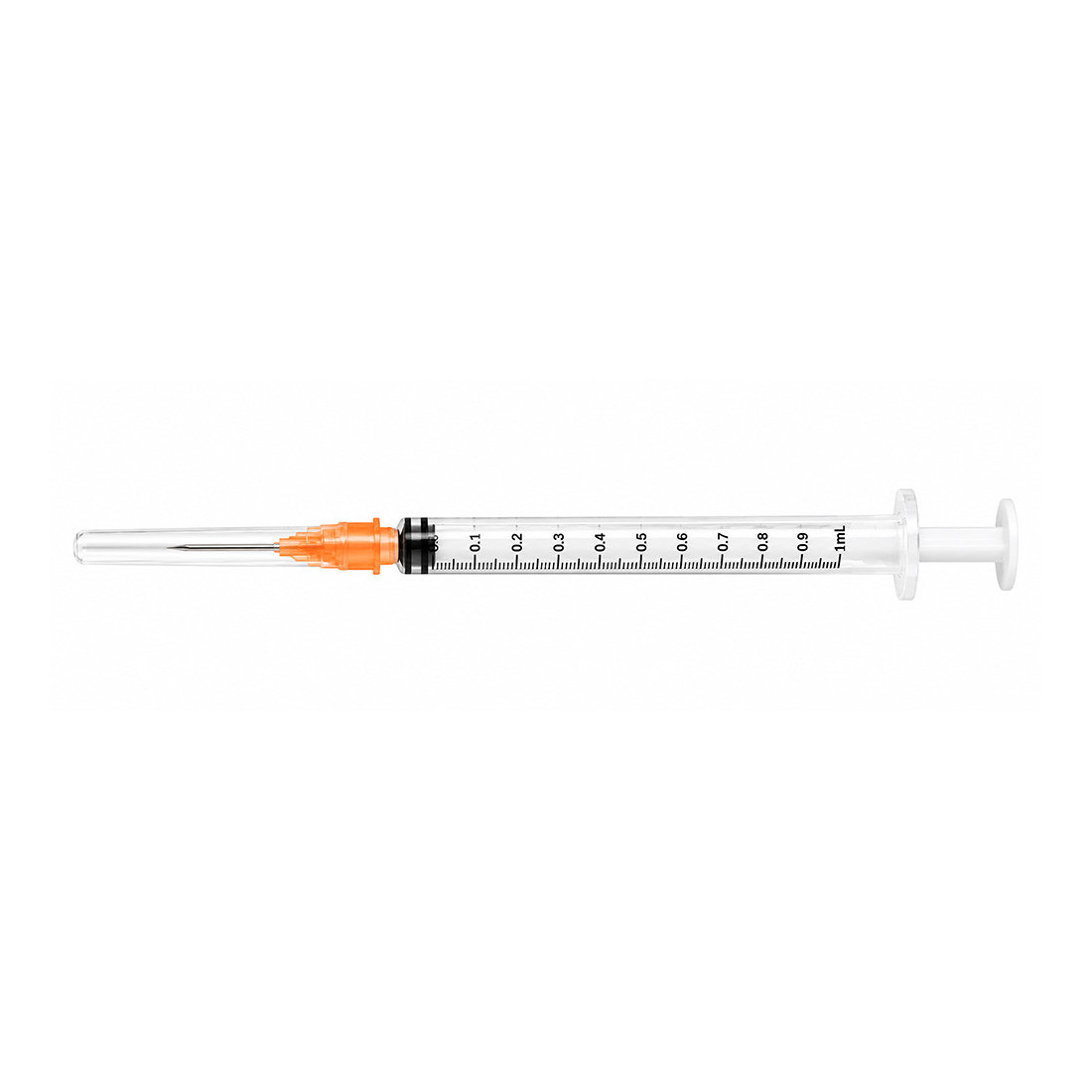 Seringue 1ml Stérile Aiguille sertie 25G usage unique Covid/grippe - Boite de 100