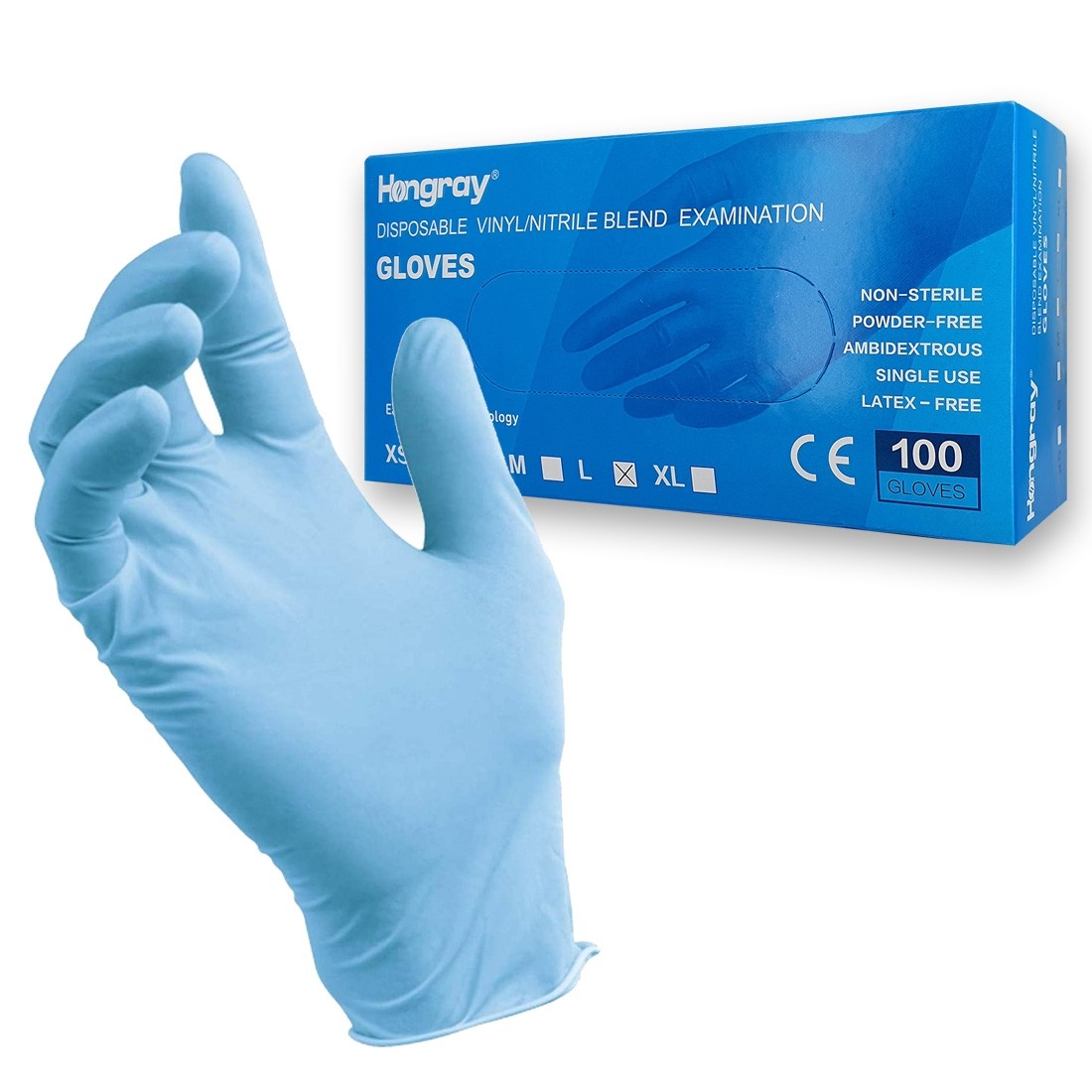 100 gants nitrile
