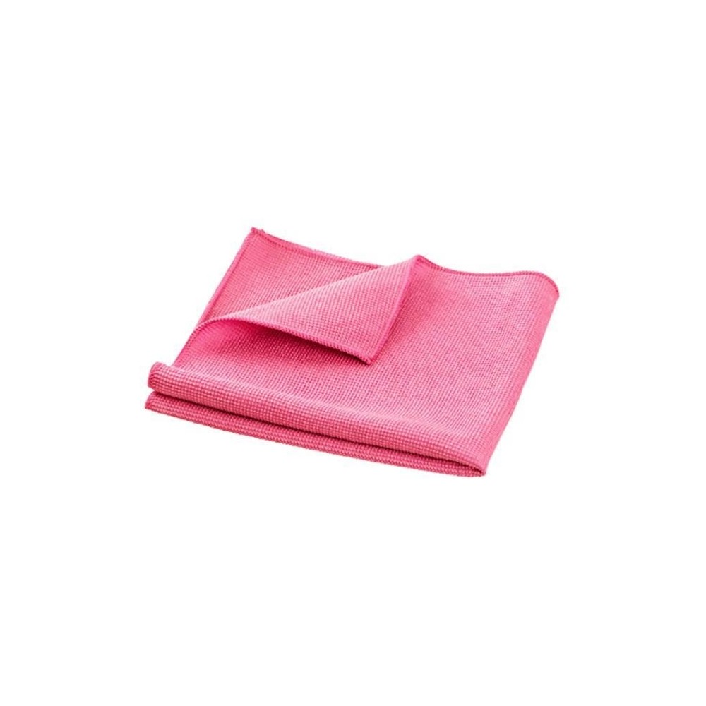 Lavettes Microfibre 38X38cm - Lot de 5 - couleur rose