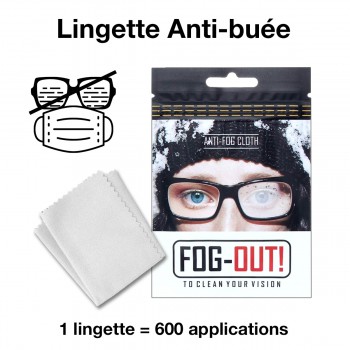 Lingette anti buée pour...