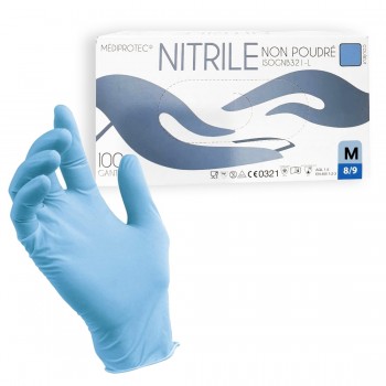 Gant nitrile non poudré...