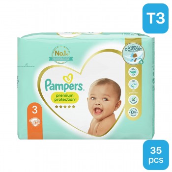 Couches Pampers Harmonie taille 3 - Paquet de 31 couches