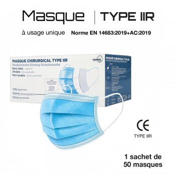 Boite de 50 masques Type...