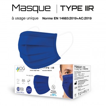 Boite de 50 Masques Bleu...