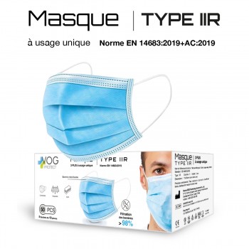 Boite de 50 Masques 3 PLIS...