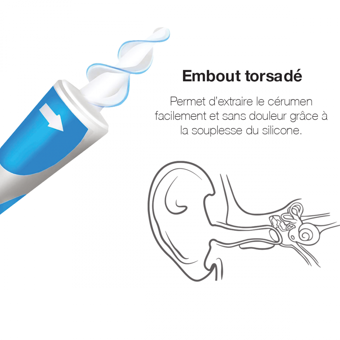 EXTRACTEUR CERUMEN SILICONE VOG PROTECT