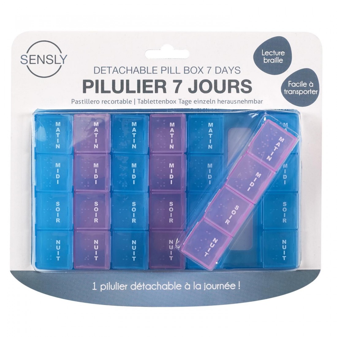 PILULIER DETACHABLE 7 jours