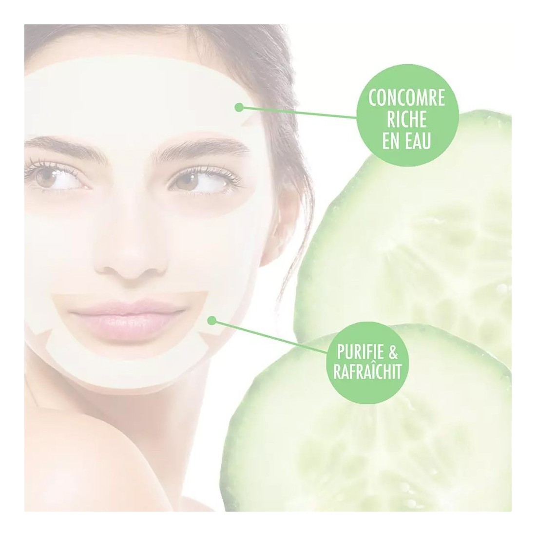 Masque institut concombre purifiant l'Action Paris X1