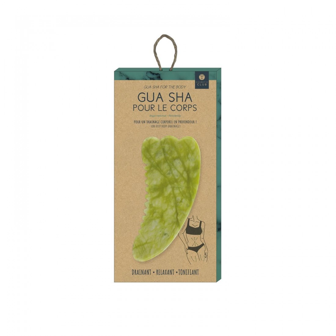 PIERRE DE MASSAGE GUA SHA en JADE - colis 12