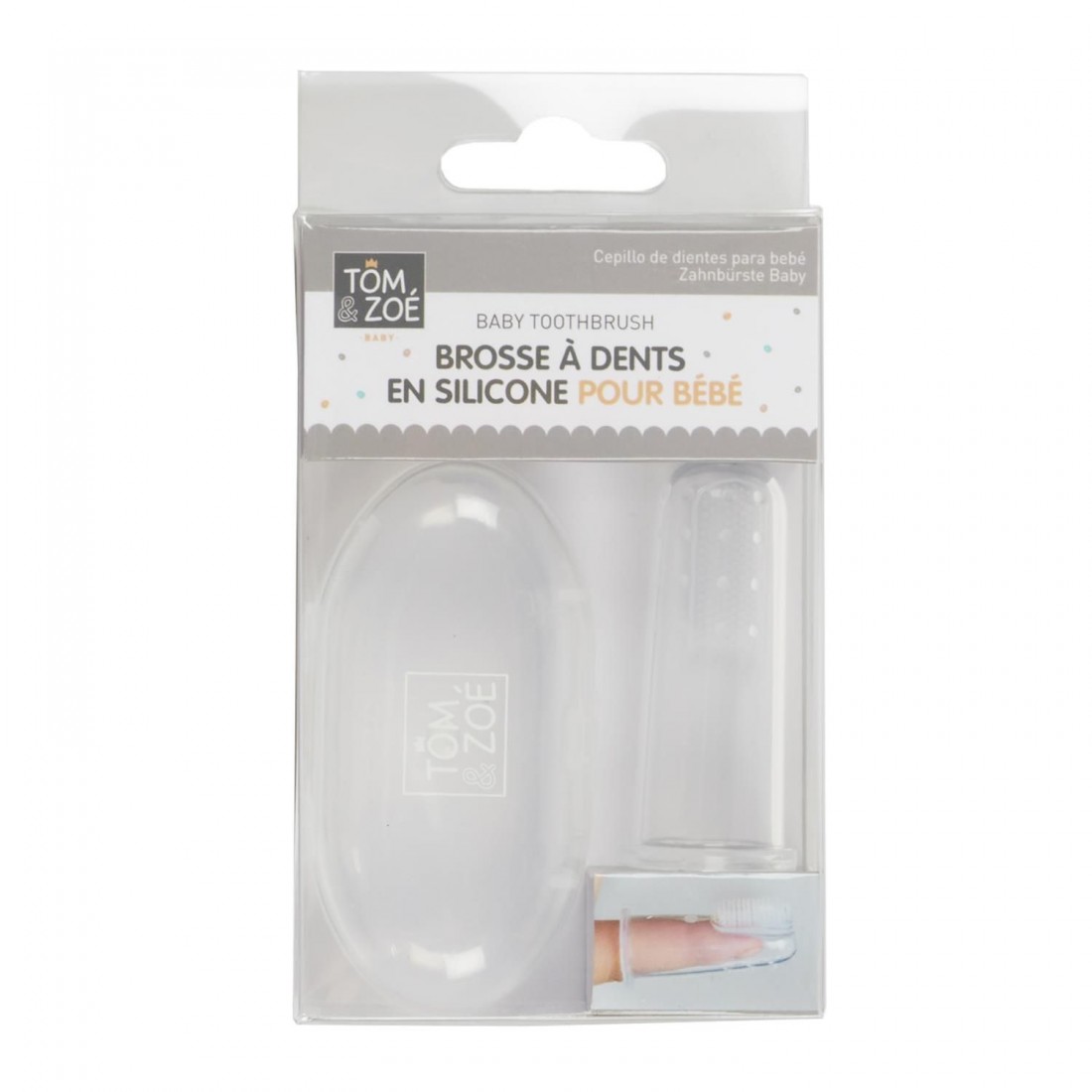 Brosse à dent en silicone pour bébé