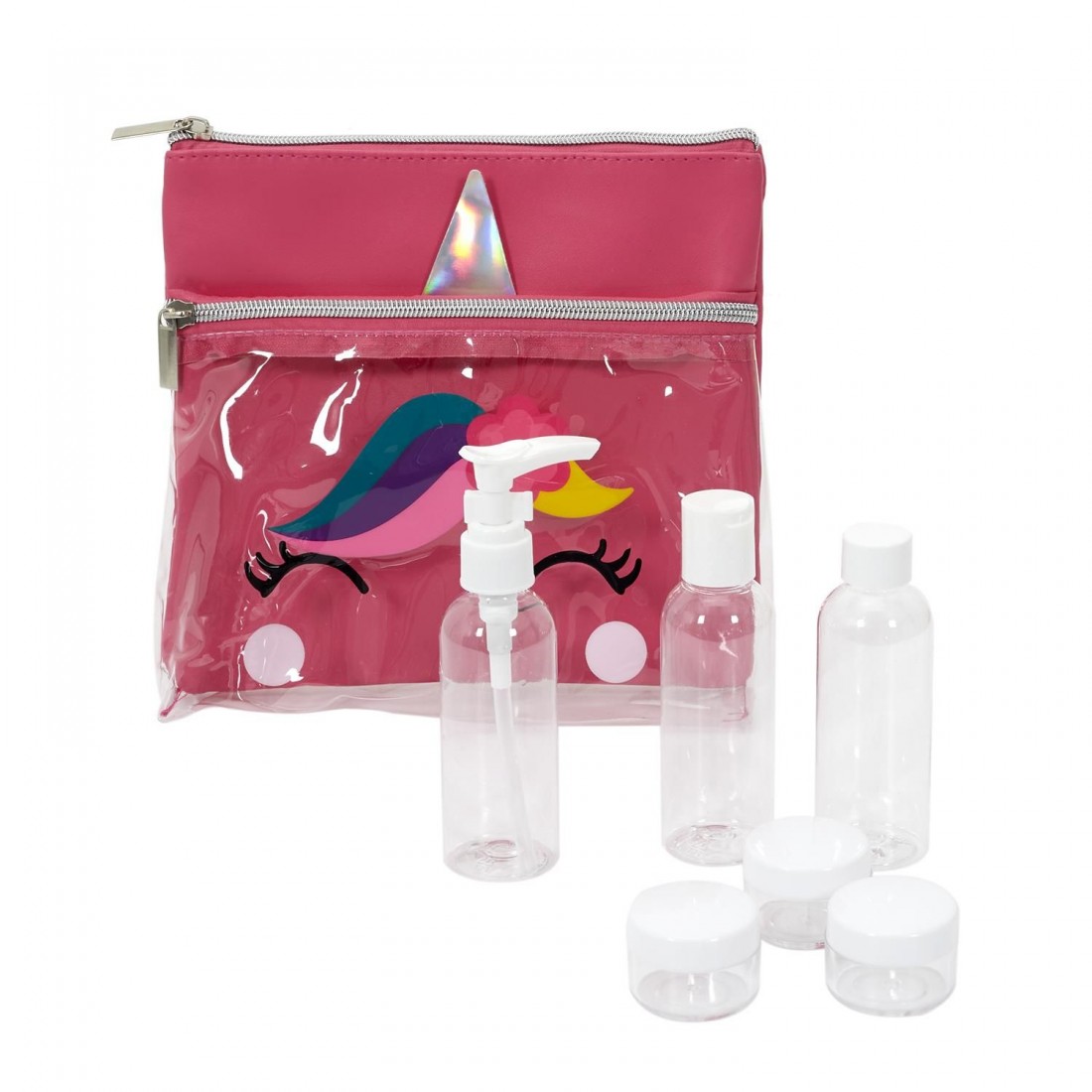 TROUSSE DE VOYAGE AVEC 6 FLACONS