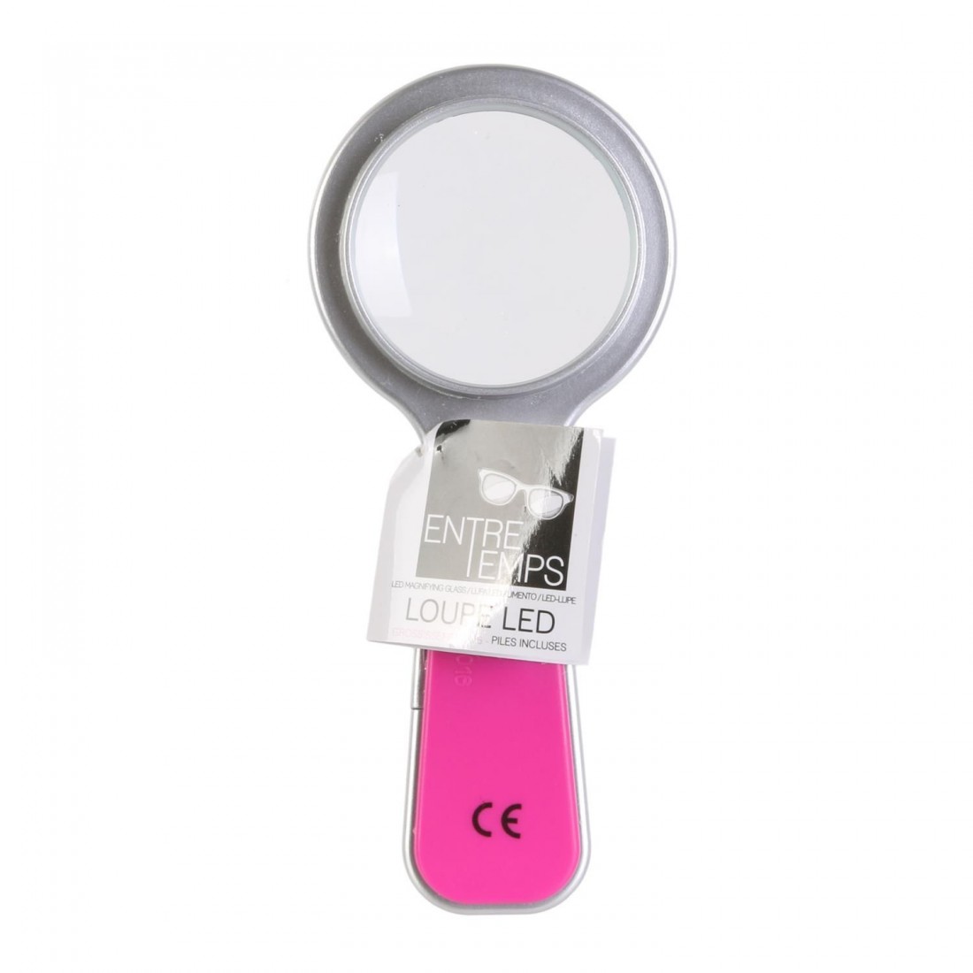 Presentoir de 24 loupes Led Grossissement X5
