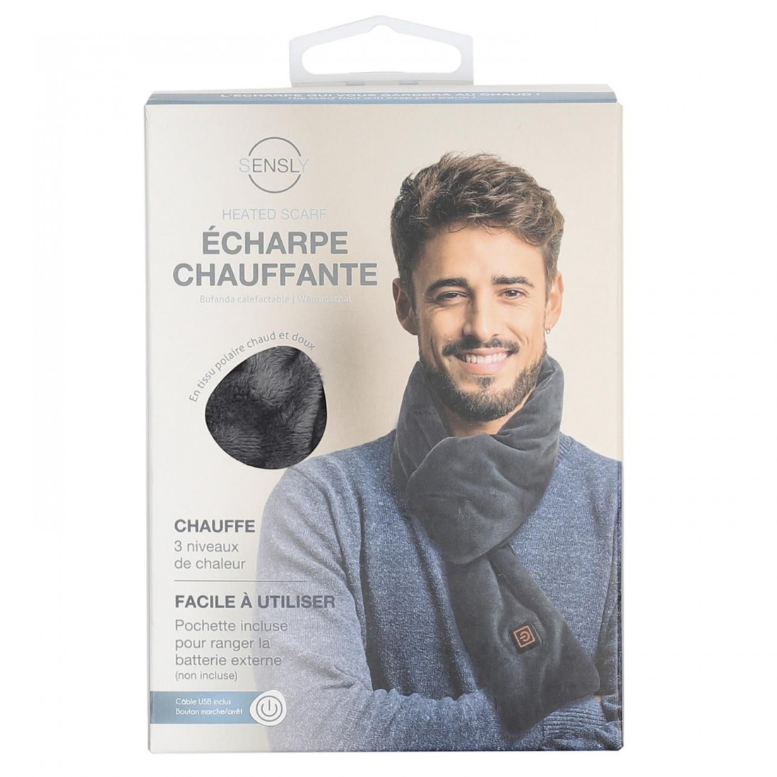 ECHARPE CHAUFFANTE USB