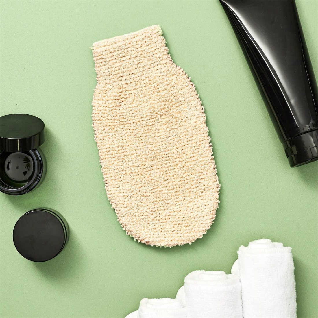 Gant exfoliant en jute - CRT 24