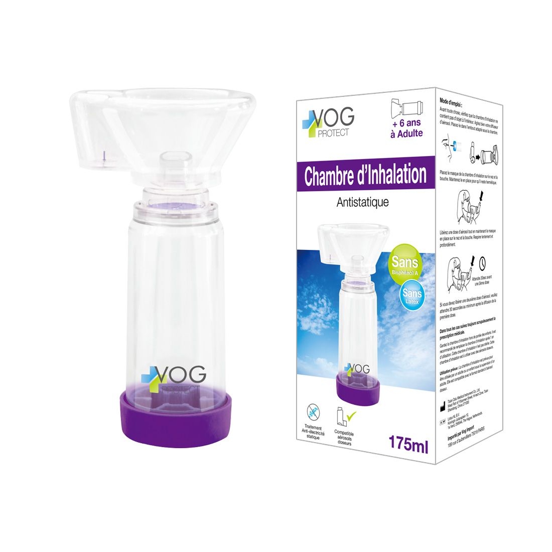 CHAMBRE INHALATION -ADULTE  Code LPP 6154543