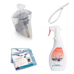 Kit desinfection material...
