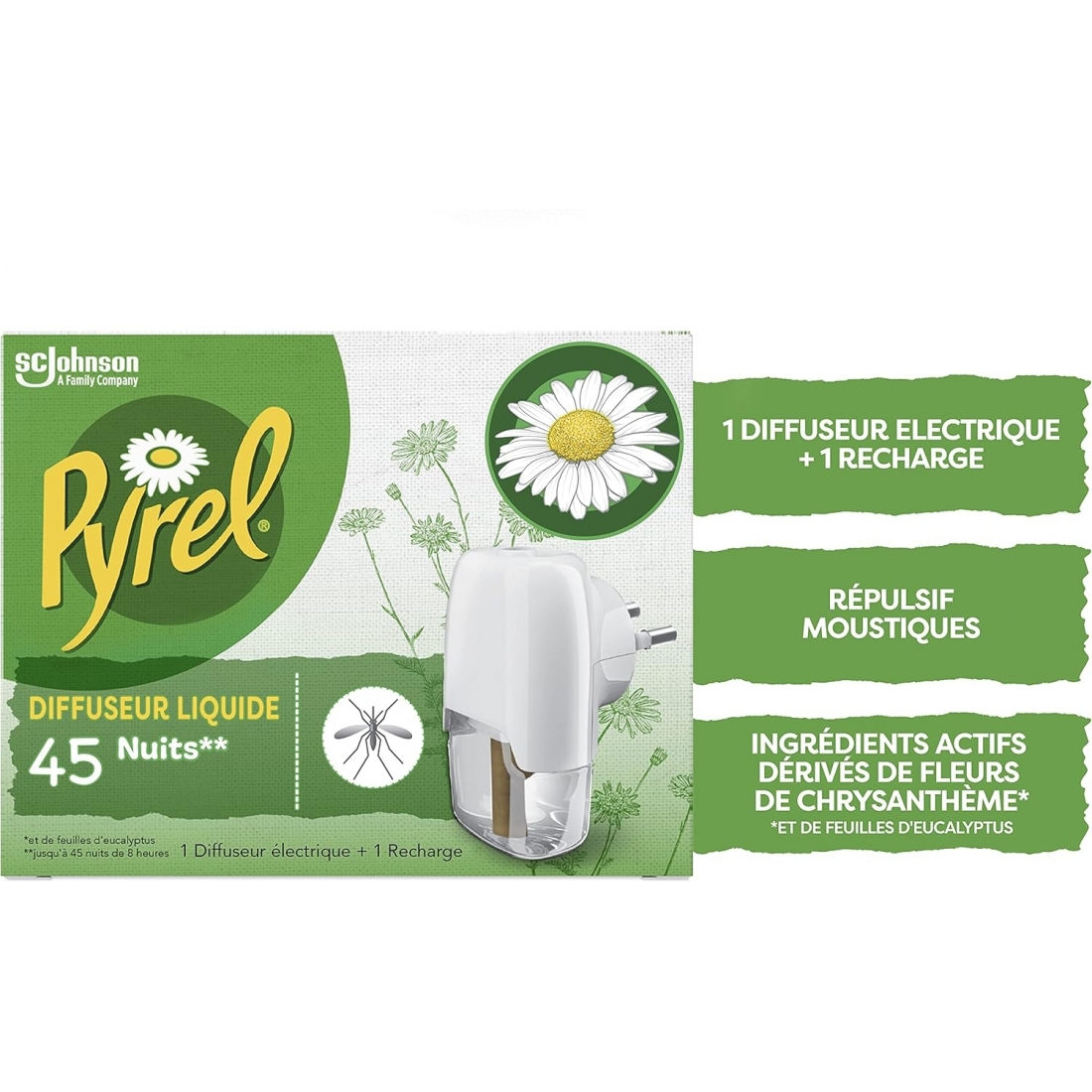 Prises anti-moustique Marque Pyrel ct de 12