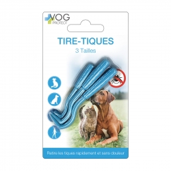 Lot de 3 tire-tique Animal...
