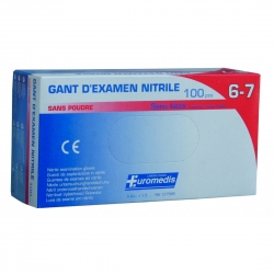 Gant nitrile non poudré -...