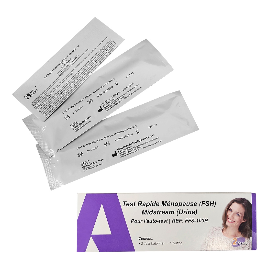 Autotest unitaire All test - urine - detection Menopause