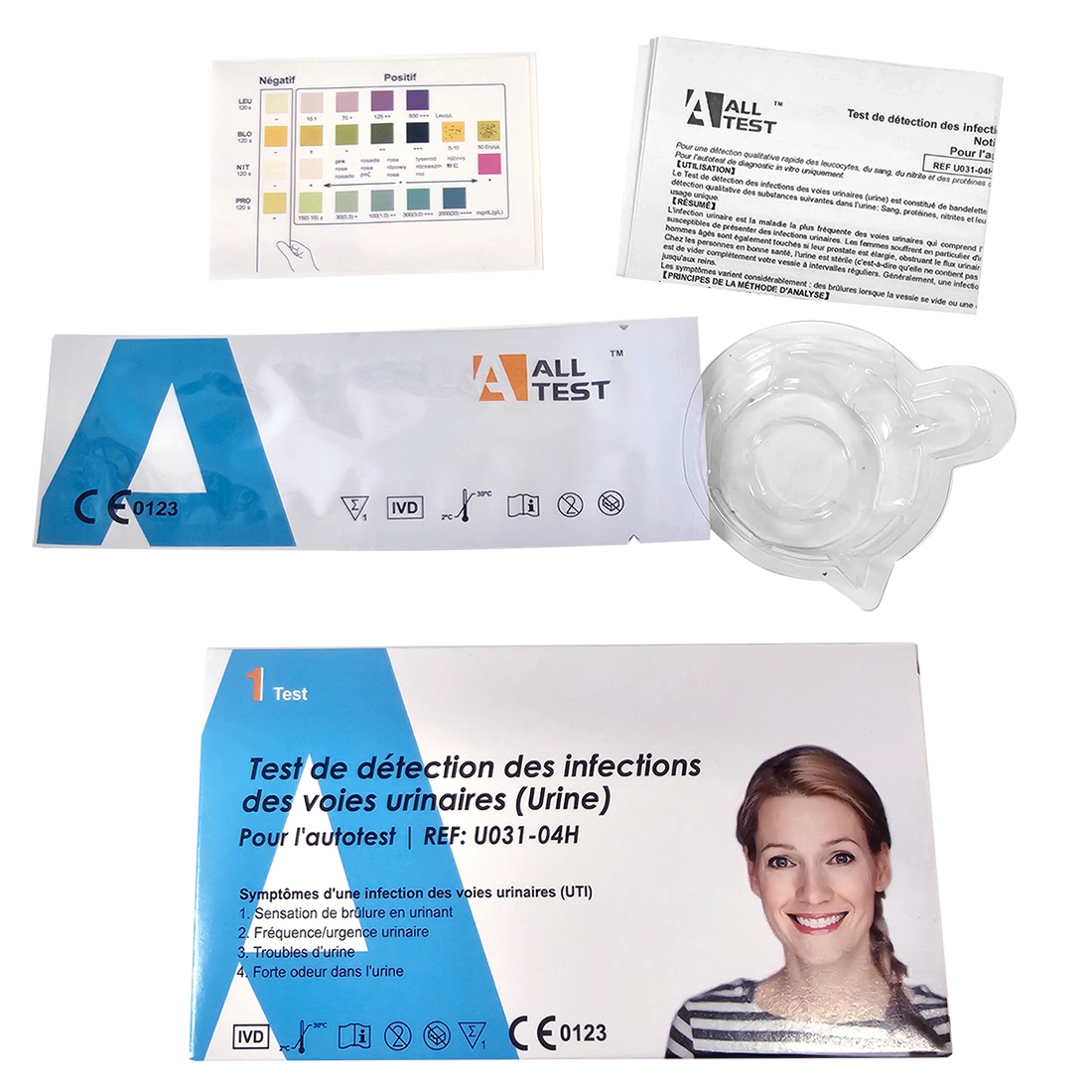 Autotest unitaire All test - par urine - infection urinaire