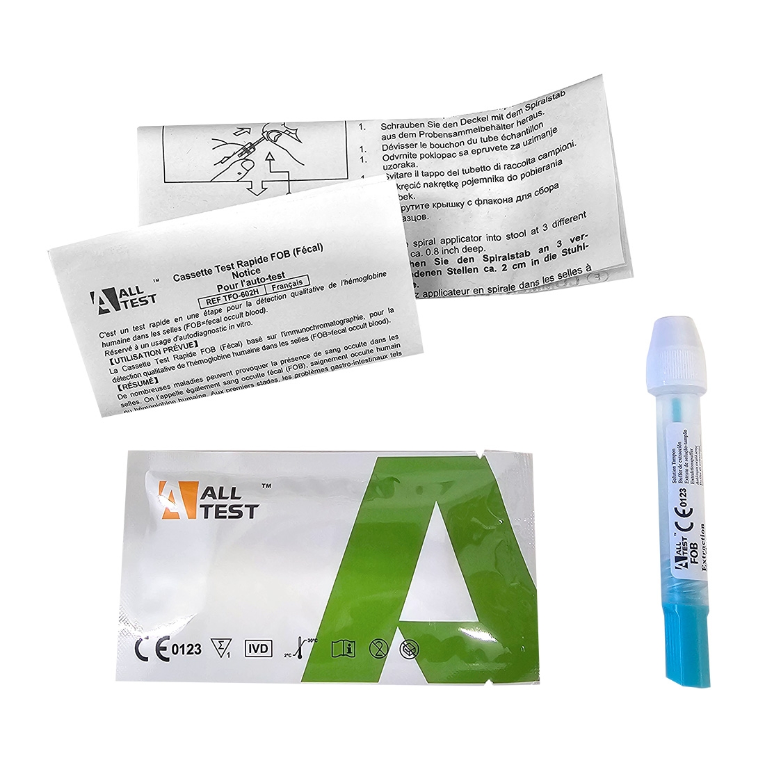 Autotest unitaire All test colorectal - detection sang dans selles 