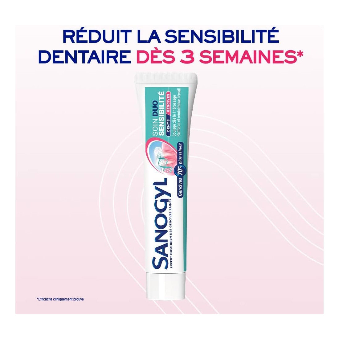 Dentififrice Sanogyl 75ml soin duo sensibilité