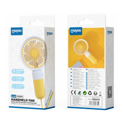 Mini ventilateur compact 250mAh YH0041 - Jaune