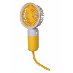 Mini ventilateur compact 250mAh YH0041 - Jaune