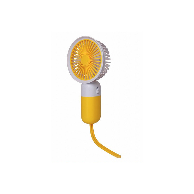 Mini ventilateur compact 250mAh YH0041 - Jaune
