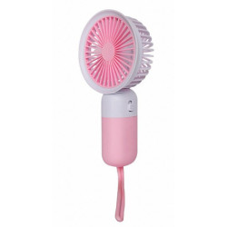 Mini ventilateur compact 250mAh YH0041 - rose