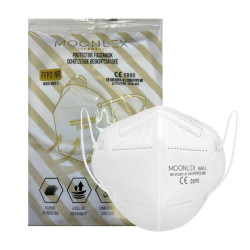 Masque unitaire FFP2 Moonlex blanc DLC 10/2028