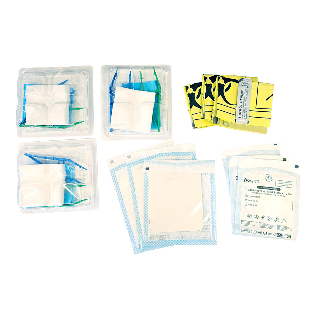 Set pansement Post Op Homeset petites plaies - 3 soins