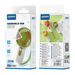 Mini ventilateur portable avec batterie 400mAh - vert