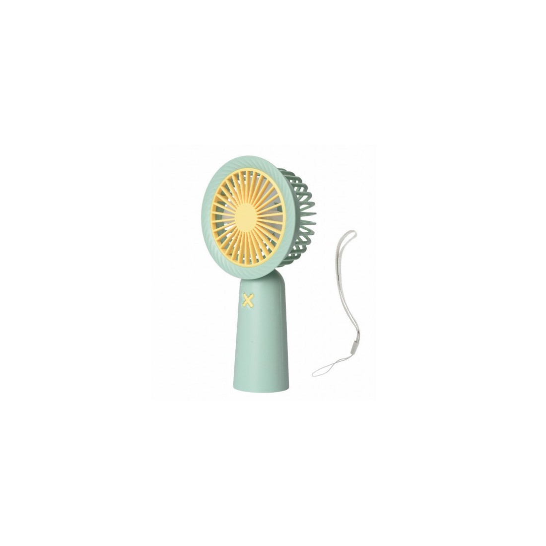 Mini ventilateur rechargeable 250mah yh0047 - vert