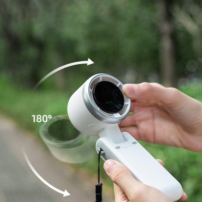 Ventilateur pivotant a 180°  2400 Mah Air Flex - Blanc