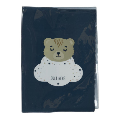 PROTEGE CARNET DE SANTE -2 couleurs - Rose et bleu