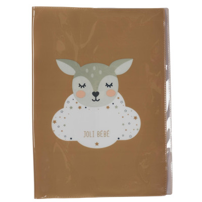 PROTEGE CARNET DE SANTE -2 couleurs - Rose et bleu
