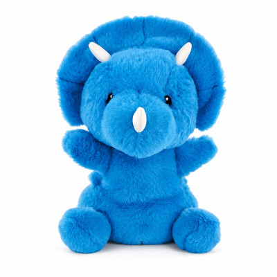 Bouillotte peluche dehoussable 25cm + sachet lavande - TRICERATOP