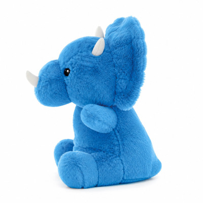 Bouillotte peluche dehoussable 25cm + sachet - TRICERATOP