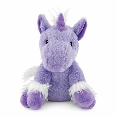 Bouillotte peluche dehoussable 25cm + sachet lavande - LICORNE