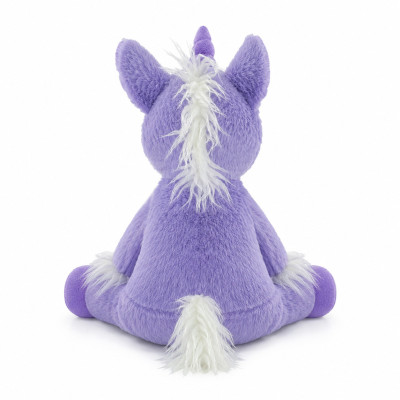 Bouillotte peluche dehoussable 25cm + sachet - LICORNE