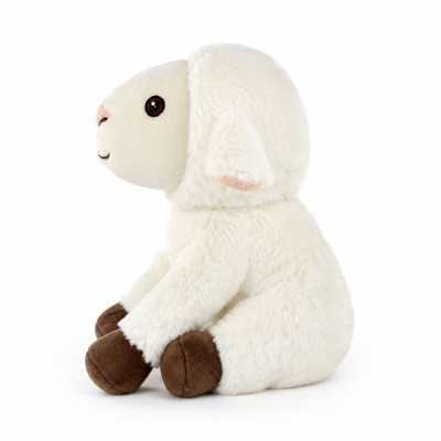Bouillotte peluche dehoussable 25cm + sachet lavande - MOUTON