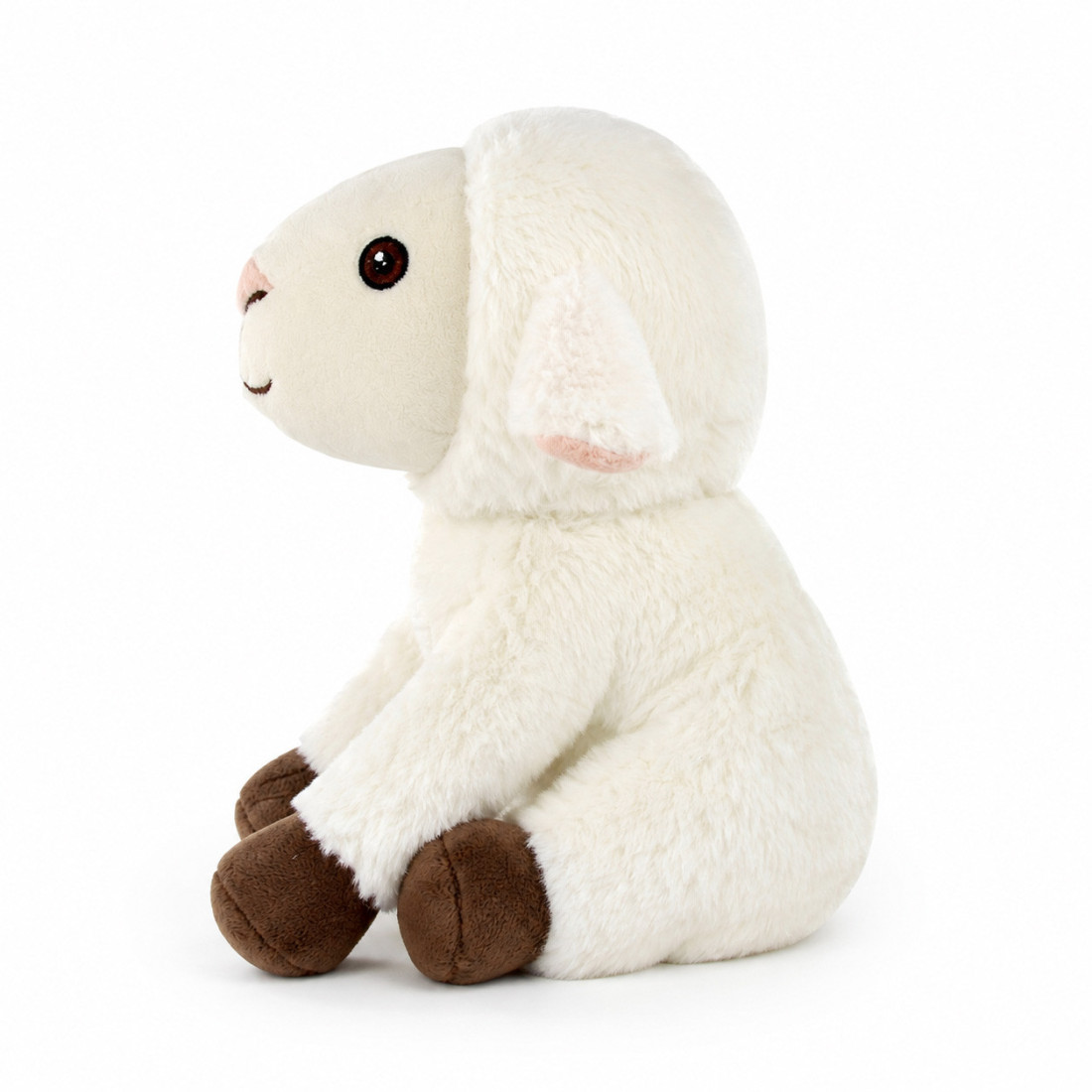 Bouillotte peluche dehoussable 25cm + sachet lavande - MOUTON