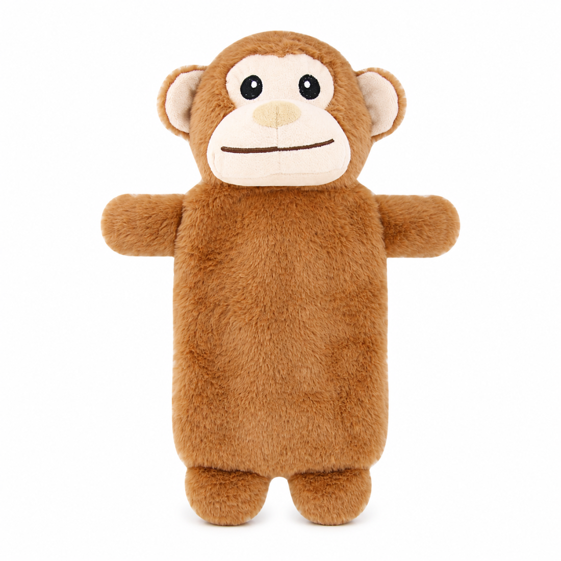 Bouillotte caoutchouc naturel 750ML + revetement PELUCHE - SINGE