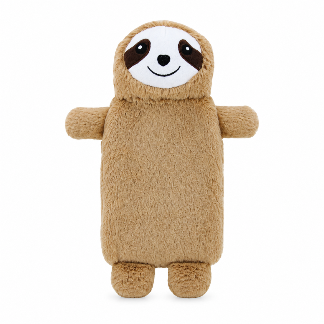 Bouillotte caoutchouc naturel 750ML + revetement PELUCHE - PARESSEUX