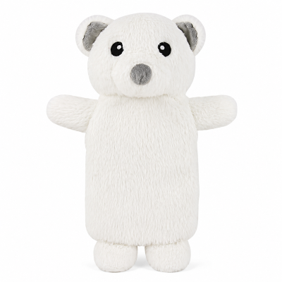 Bouillotte caoutchouc naturel 750ML + revetement PELUCHE - OURS