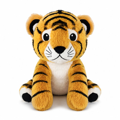 Bouillotte peluche dehoussable 25cm + sachet lavande - TIGRE
