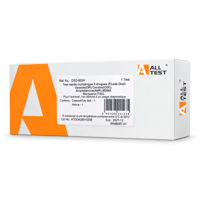 Autotest unitaire All test - voie oral - détection 5 drogues